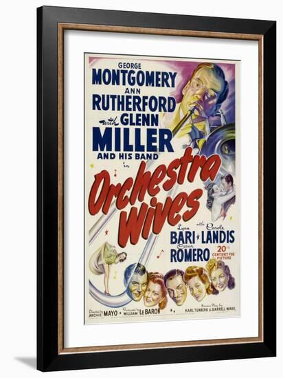 Orchestra Wives, Glen Miller, 1942-null-Framed Art Print
