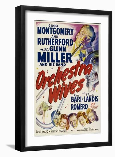 Orchestra Wives, Glen Miller, 1942-null-Framed Art Print