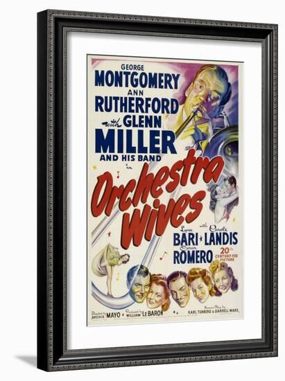 Orchestra Wives, Glen Miller, 1942-null-Framed Art Print