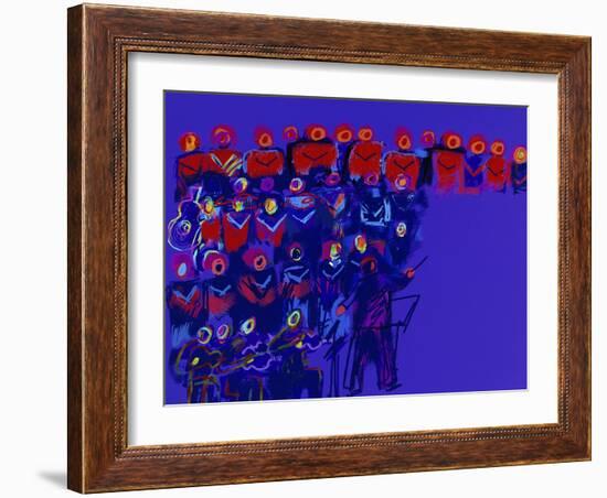 Orchestra-Diana Ong-Framed Giclee Print