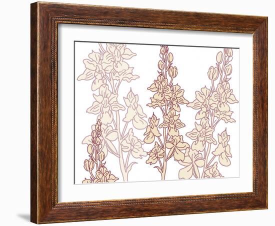 Orchid  2017  (digital)-Sarah Hough-Framed Giclee Print