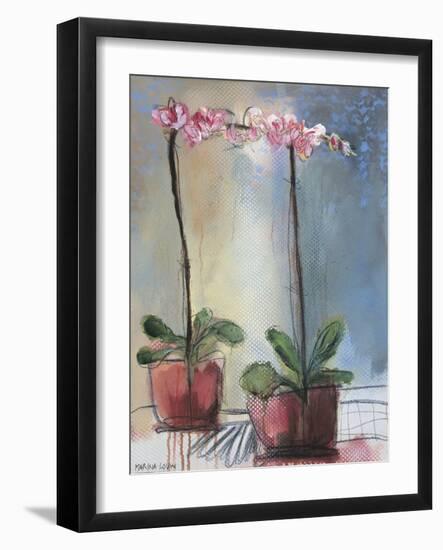 Orchid and Lace I-Marina Louw-Framed Art Print