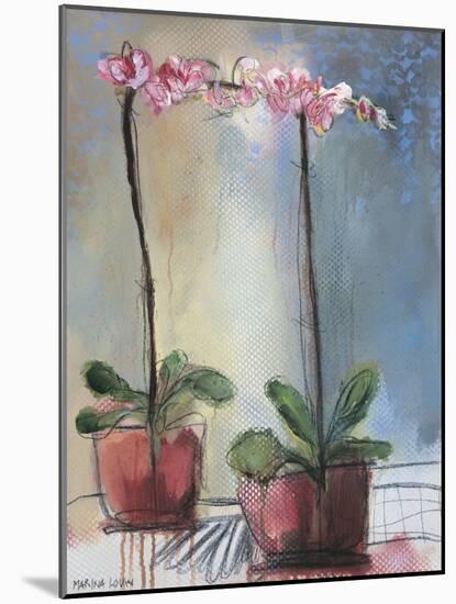 Orchid and Lace I-Marina Louw-Mounted Art Print