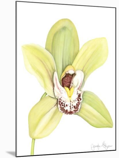 Orchid Beauty II-Jennifer Goldberger-Mounted Art Print