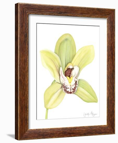 Orchid Beauty II-Jennifer Goldberger-Framed Art Print