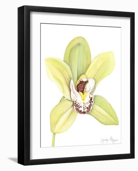 Orchid Beauty II-Jennifer Goldberger-Framed Art Print