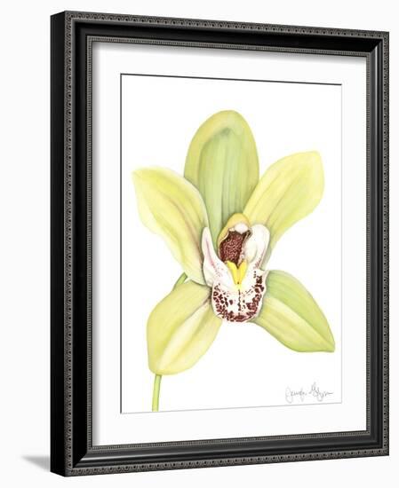 Orchid Beauty II-Jennifer Goldberger-Framed Art Print