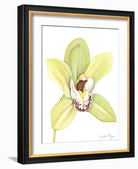 Orchid Beauty II-Jennifer Goldberger-Framed Art Print