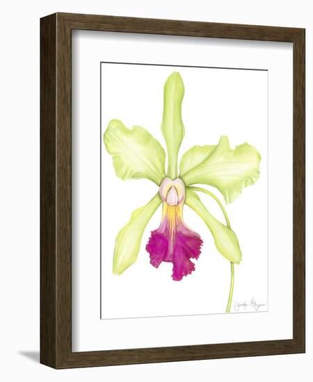 Orchid Beauty III-Jennifer Goldberger-Framed Premium Giclee Print