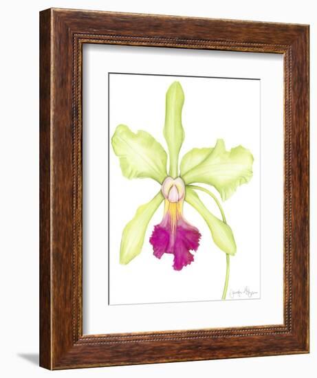 Orchid Beauty III-Jennifer Goldberger-Framed Premium Giclee Print