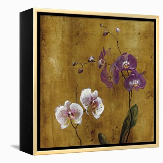 Orchid Bloom I-Georgie-Framed Stretched Canvas