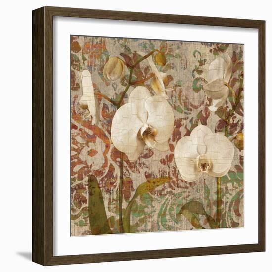 Orchid Crackle II-Tania Bello-Framed Giclee Print