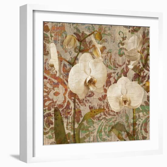 Orchid Crackle II-Tania Bello-Framed Giclee Print