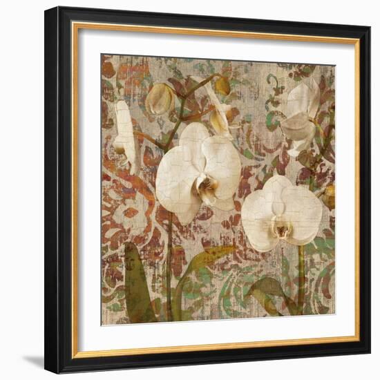 Orchid Crackle II-Tania Bello-Framed Giclee Print