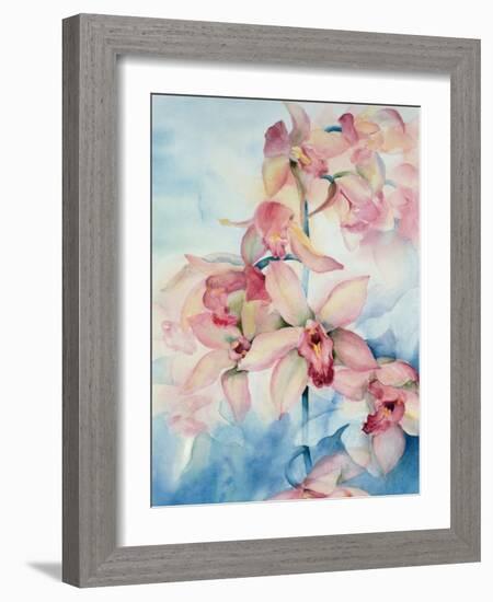 Orchid Cymbidium Ramley-Karen Armitage-Framed Giclee Print