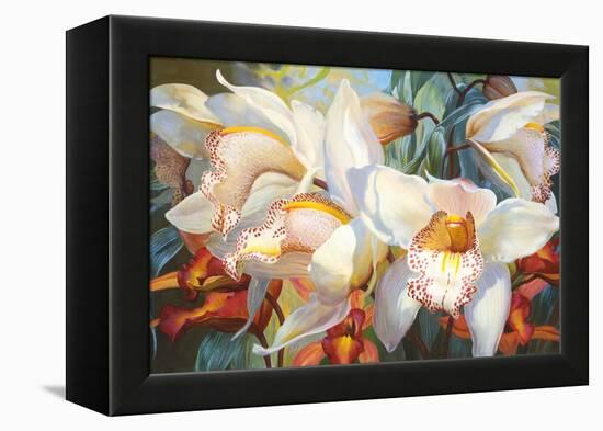 Orchid Fandango-Elizabeth Horning-Framed Premier Image Canvas