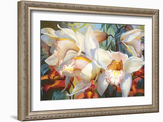 Orchid Fandango-Elizabeth Horning-Framed Giclee Print