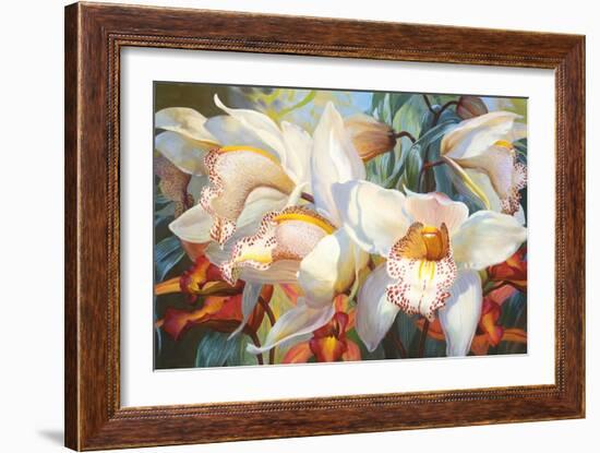 Orchid Fandango-Elizabeth Horning-Framed Giclee Print