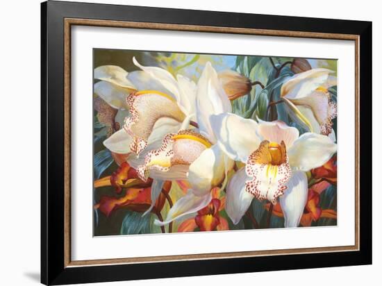 Orchid Fandango-Elizabeth Horning-Framed Giclee Print