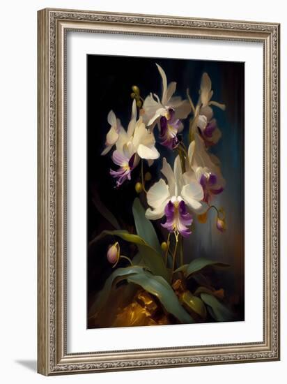 Orchid Flowers-Vivienne Dupont-Framed Art Print