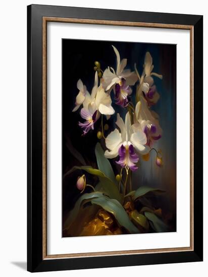 Orchid Flowers-Vivienne Dupont-Framed Art Print