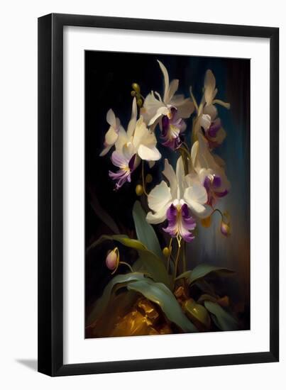 Orchid Flowers-Vivienne Dupont-Framed Art Print
