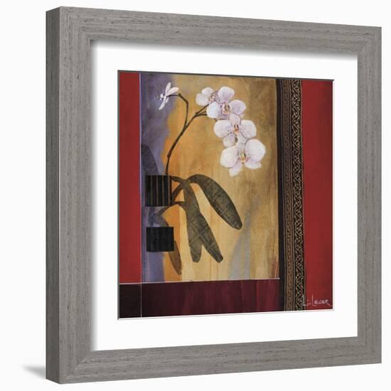 Orchid Lines I-Don Li-Leger-Framed Giclee Print