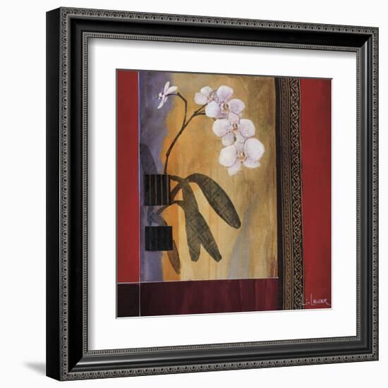 Orchid Lines I-Don Li-Leger-Framed Giclee Print