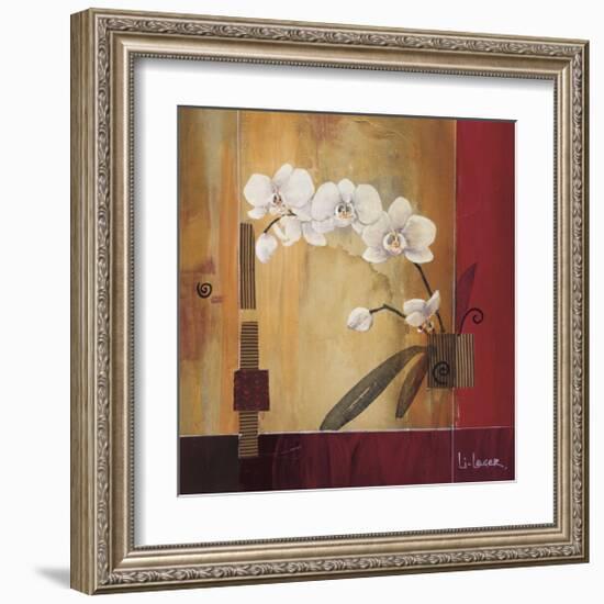 Orchid Lines II-Don Li-Leger-Framed Giclee Print