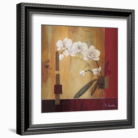 Orchid Lines II-Don Li-Leger-Framed Giclee Print