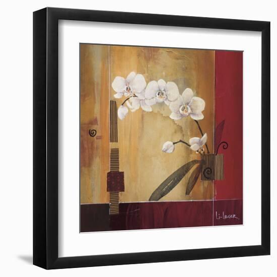 Orchid Lines II-Don Li-Leger-Framed Giclee Print