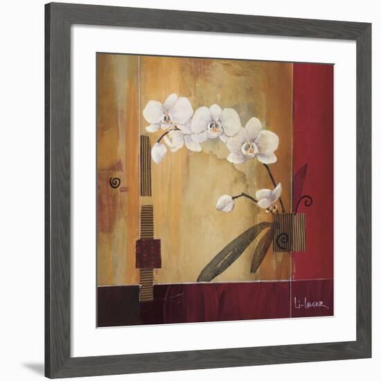 Orchid Lines II-Don Li-Leger-Framed Giclee Print