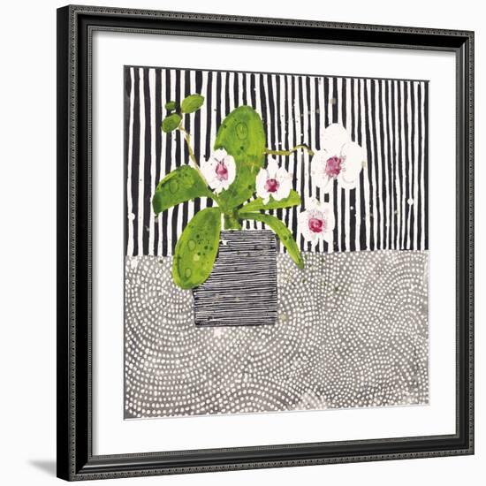 Orchid Mosaic I-Susan Brown-Framed Giclee Print