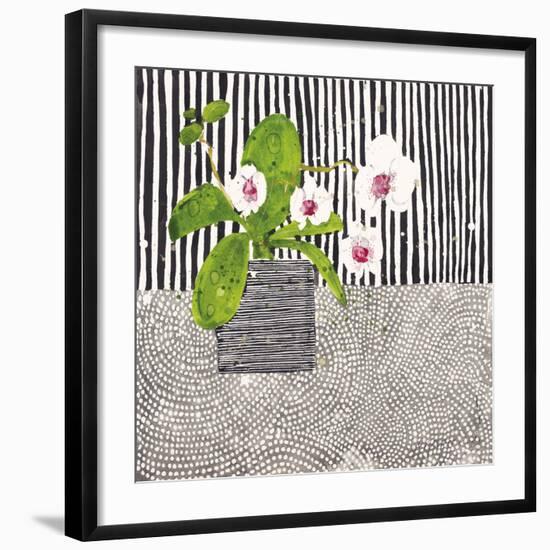 Orchid Mosaic I-Susan Brown-Framed Giclee Print