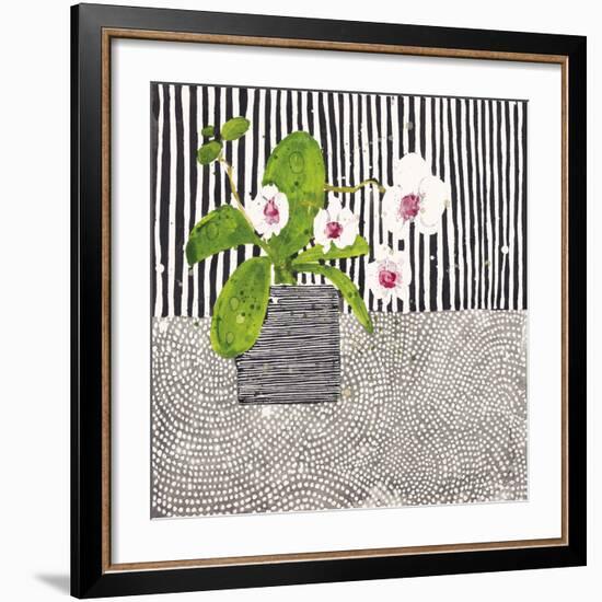 Orchid Mosaic I-Susan Brown-Framed Giclee Print