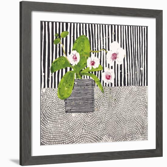 Orchid Mosaic I-Susan Brown-Framed Giclee Print