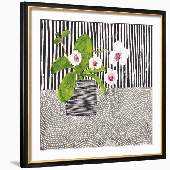 Orchid Mosaic I-Susan Brown-Framed Giclee Print