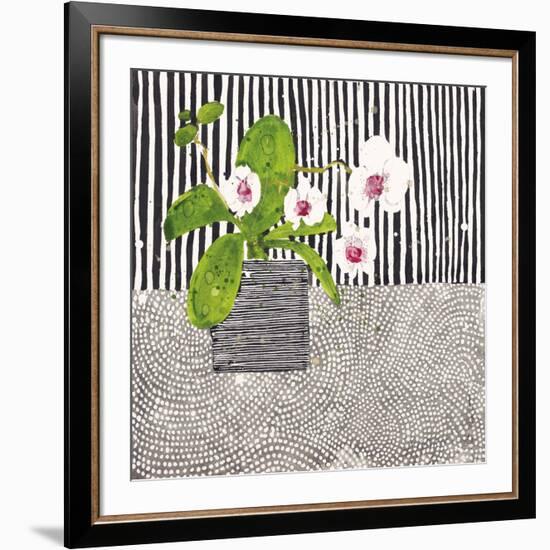 Orchid Mosaic I-Susan Brown-Framed Giclee Print