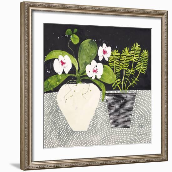 Orchid Mosaic II-Susan Brown-Framed Giclee Print