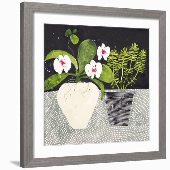 Orchid Mosaic II-Susan Brown-Framed Giclee Print