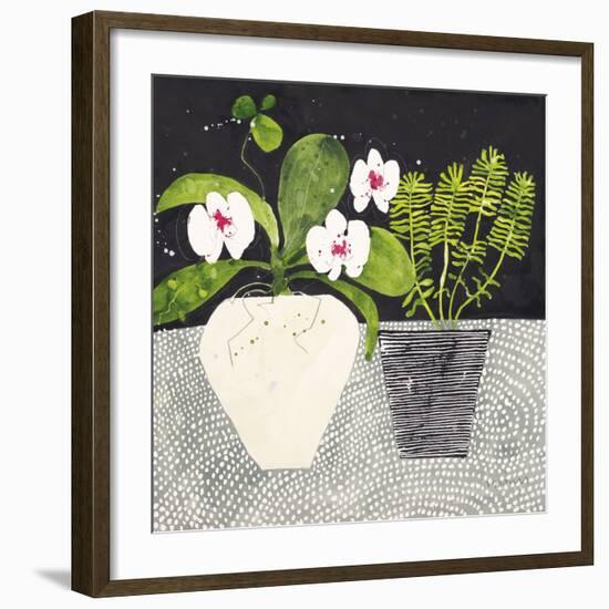 Orchid Mosaic II-Susan Brown-Framed Giclee Print