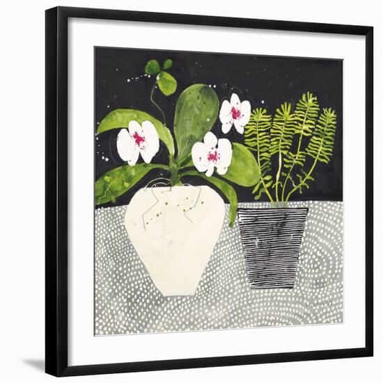 Orchid Mosaic II-Susan Brown-Framed Giclee Print