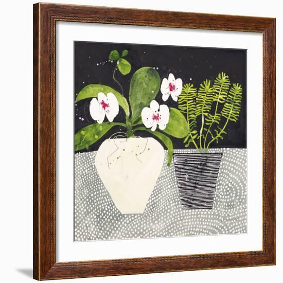 Orchid Mosaic II-Susan Brown-Framed Giclee Print