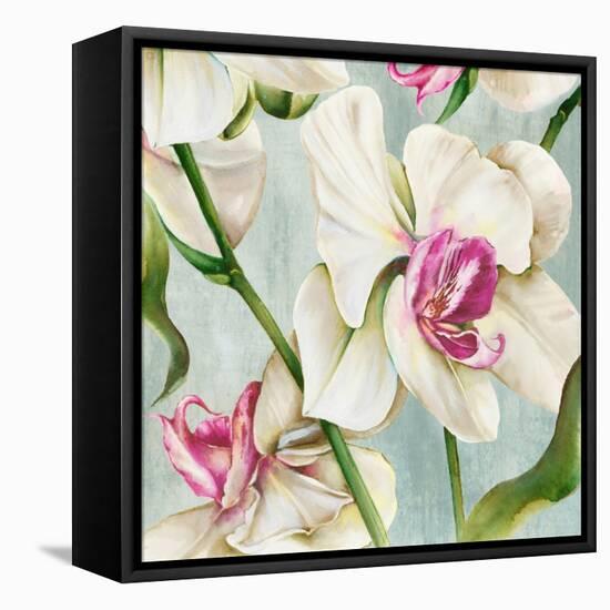 Orchid Pink-Alex Black-Framed Stretched Canvas