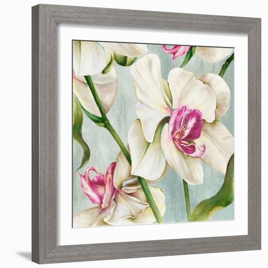 Orchid Pink-Alex Black-Framed Art Print