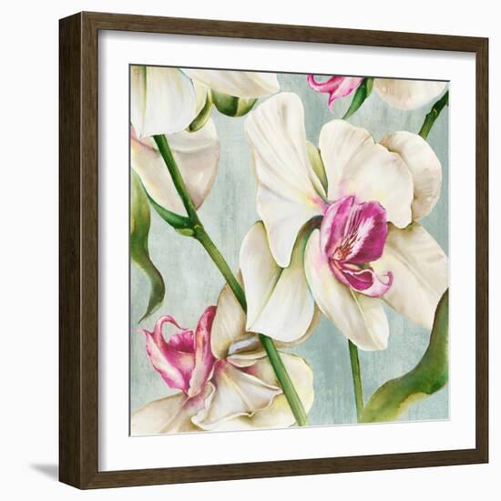 Orchid Pink-Alex Black-Framed Art Print