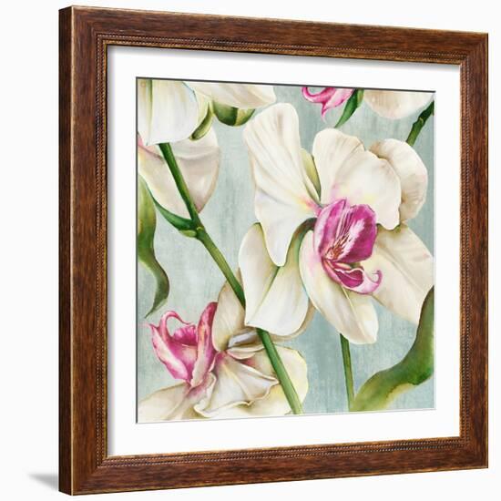 Orchid Pink-Alex Black-Framed Art Print