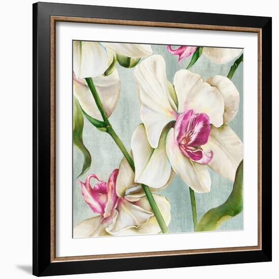 Orchid Pink-Alex Black-Framed Art Print