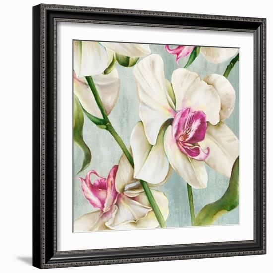 Orchid Pink-Alex Black-Framed Art Print