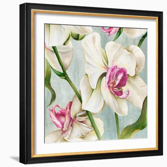 Orchid Pink-Alex Black-Framed Art Print